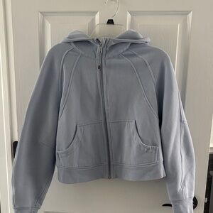 lululemon athletica Soft Blue Zip-Up Jacket